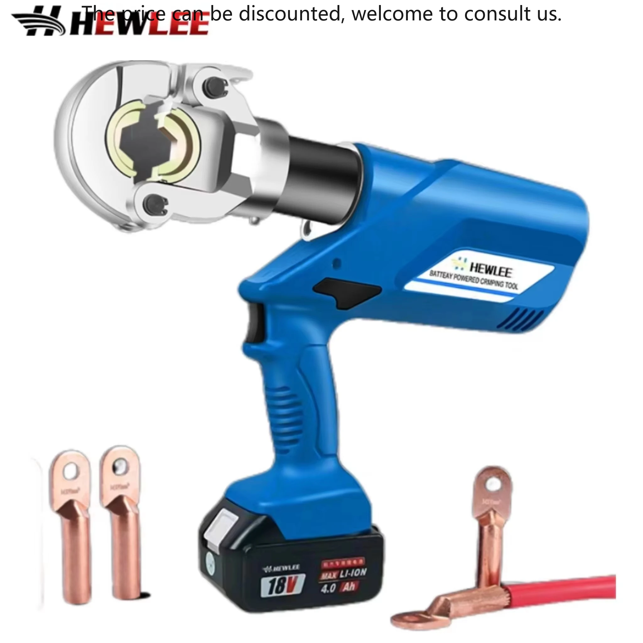 

HEWLEE HL-300 Quick Hydraulic Crimping Tool Hexagonal Electric Hydraulic Pliers Copper And Aluminum Wire Terminal Crimping