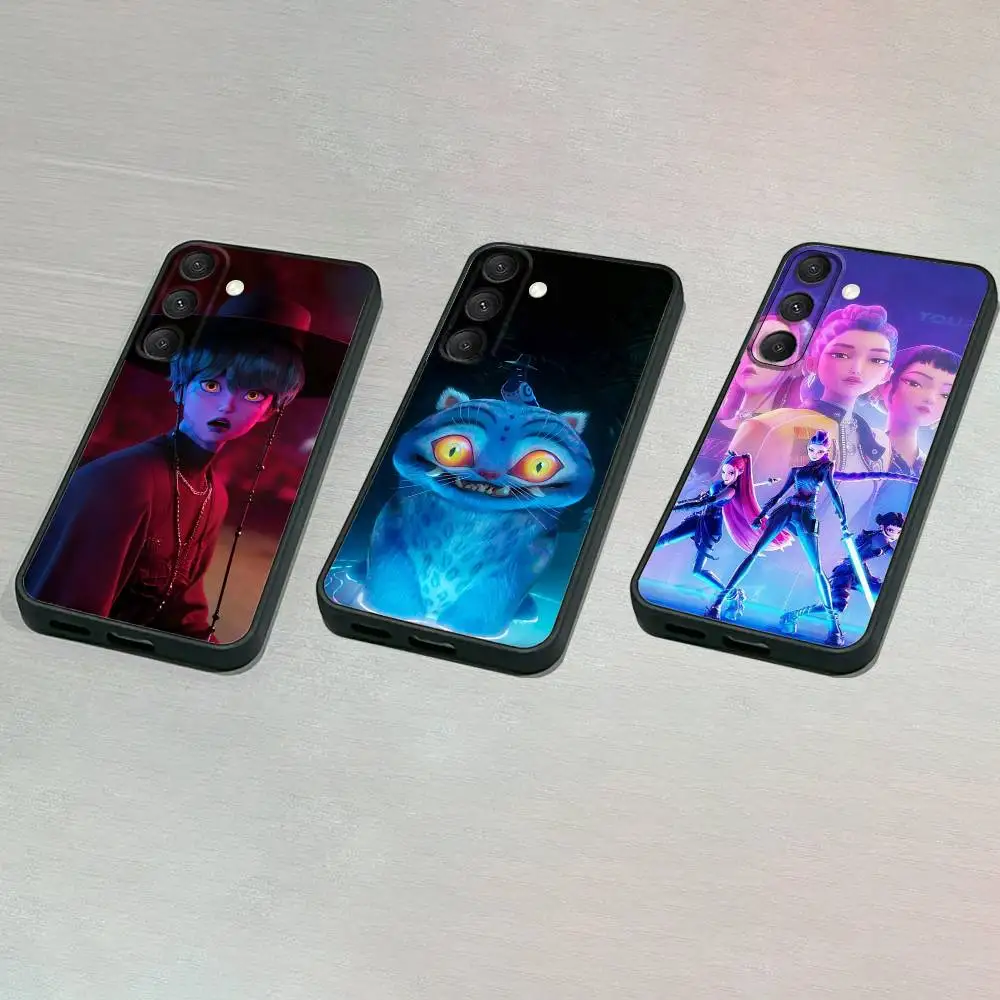 

KPop Jinu D-Demon H-Hunters Phone Case For Samsung S25,S24,S23,S22,S21,S20,S10,Ultra,Plus,Lite,FE,Soft Silicone Black Cover