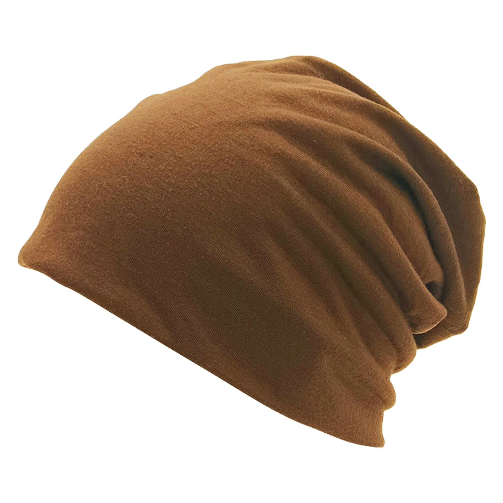 Polyester Slouchy Beanie for Winter Travel Men Women Double Layer Warm Knit Skull Cap Breathable Soft Outdoor Headwear
