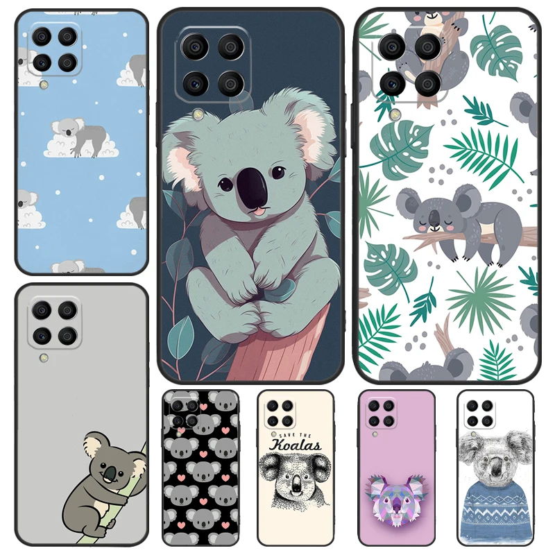 Cute Australia Koala Art Case For Samsung Galaxy M32 M52 M12 M22 M13 M23 M33 M53 M14 M34 M54 M31 M51 M20 M31s M30s