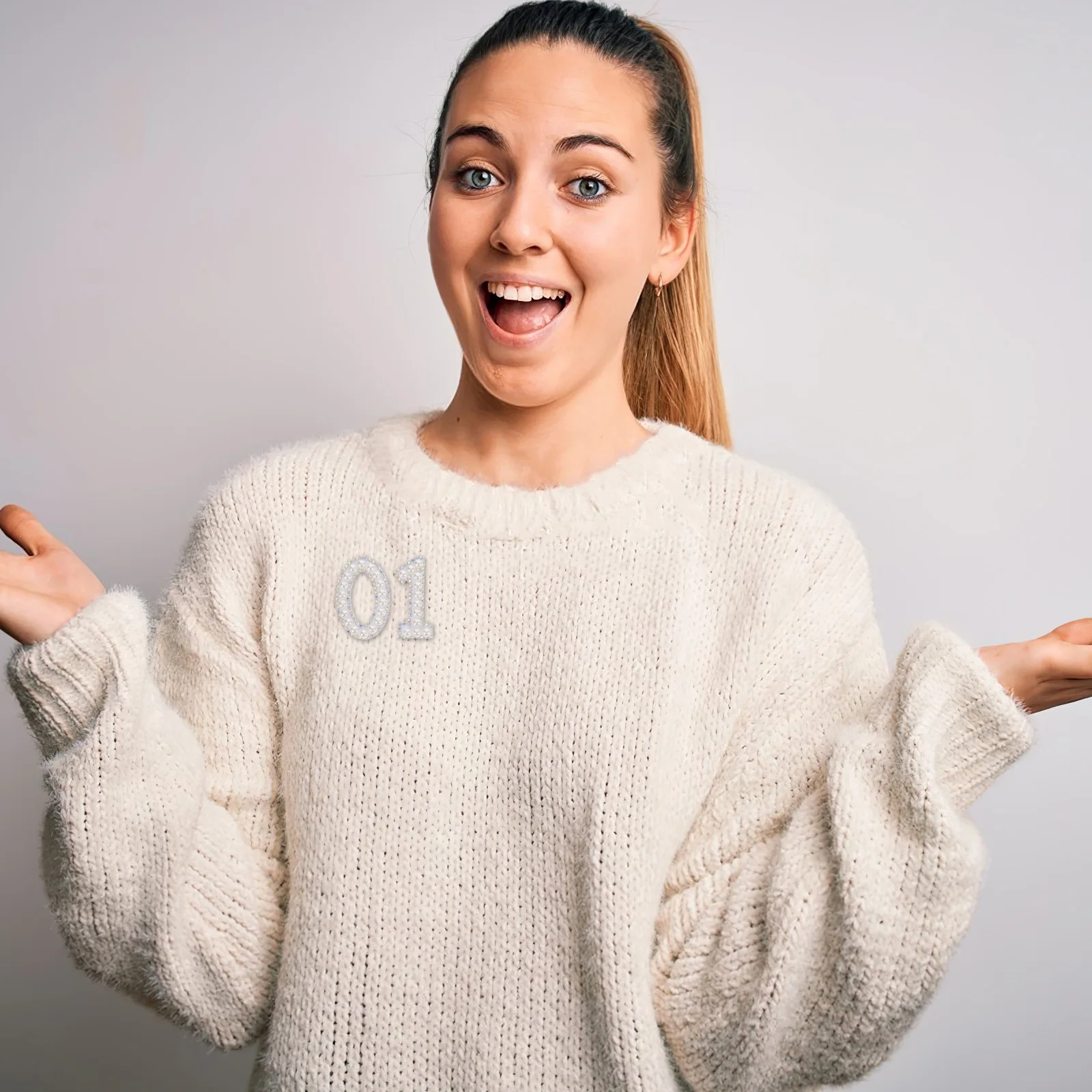 

10Pcs Rhinestone Faux Pearls Iron on Number Patches Glitter Bling Embroidery Appliques Clothing Repair Jeans Bags