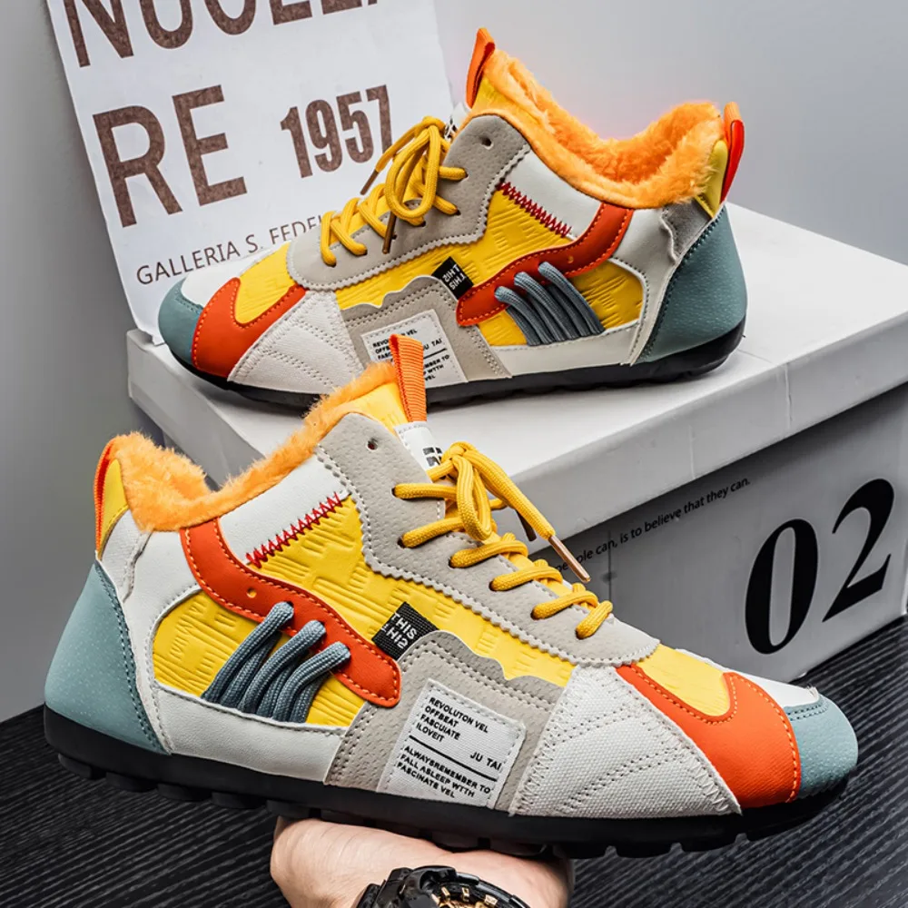 

Winter New high-top Trendy Forrest Gump Shoes Men's Bean Board Shoes Men's Trendy Retro Casual Sports Breathable Shoes39-46