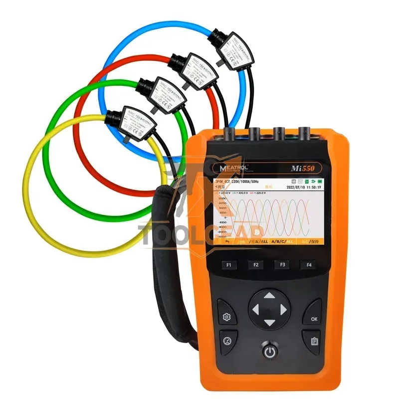 2026hotsale* 10% Discount Multilingual Power MEATROL Mi550 Rogowski Coil AC Energy Meter Modbus TCP Power Quality
