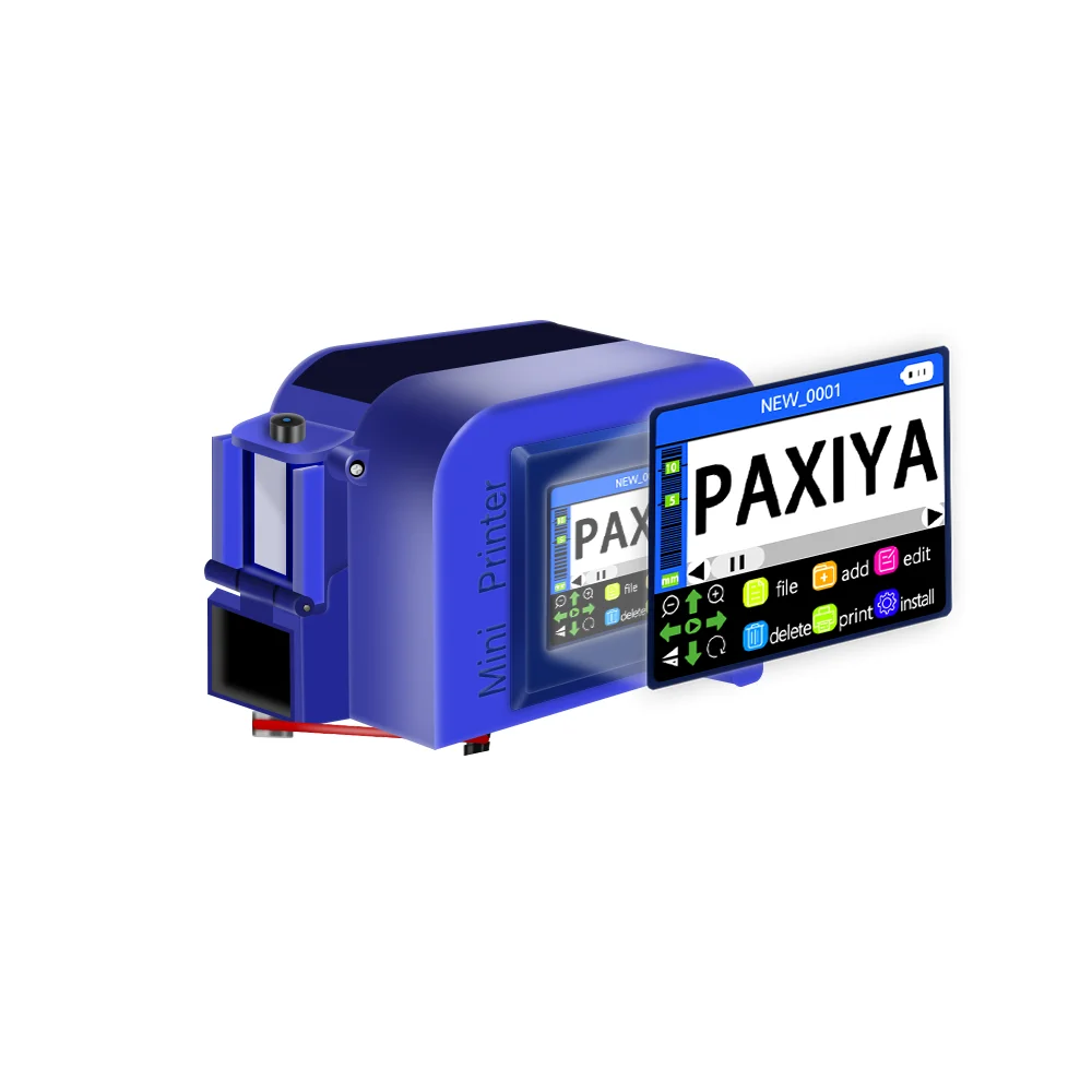 

Mini Inkjet Printer Smart 12.7mm Portable Handheld Batch Coding Machine for Bottle Metal Plastic Sheet Cardboard