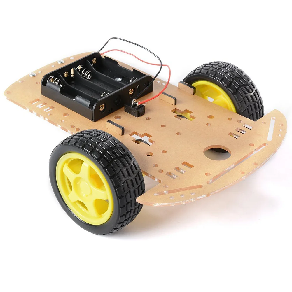 Smart Robot Car 2WD 4WD Motor Chassis /Tracing Remote Control parti di ruote universali a tre ruote per Arduino Kit fai da te