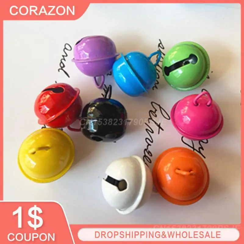 The Bell Candy Colors Creativity Christmas Bells Christmas Decorations Pet Bell Cute Candy Colored Bells Colorful Bells 22mm