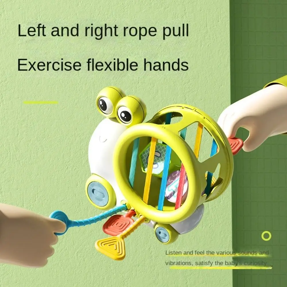 Snail Shape Sorter Toy Geometric Early Learning Toddler Pushs and Pull Toy Interactive Toys Educational Shape Recognition Toys