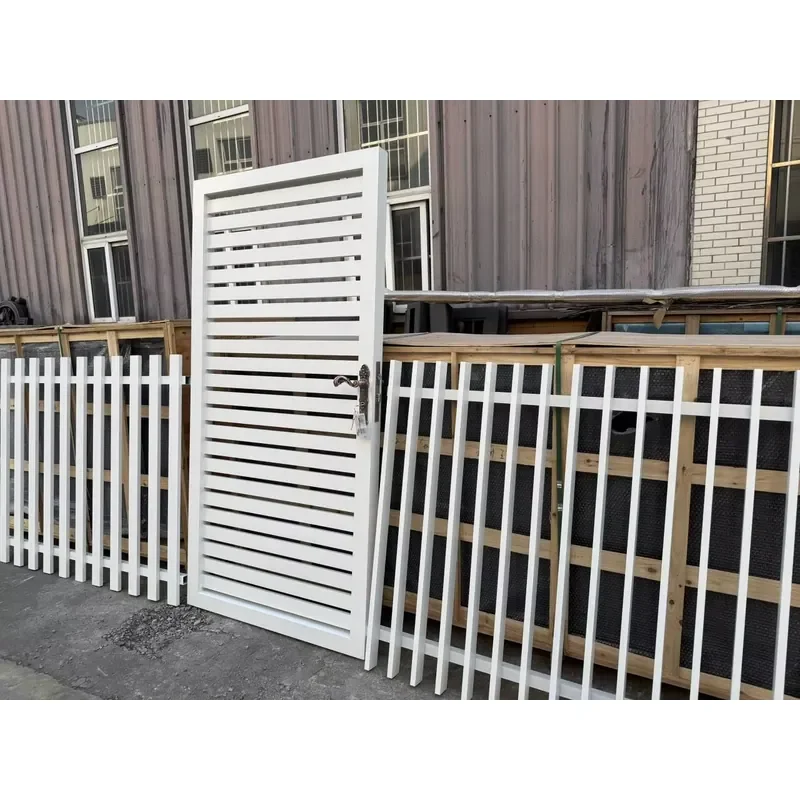 Simple Elegant Modern Aluminum Alloy Fence Durable Easily Assembled Eco-friendly Waterproof Powder Construction Site Houses