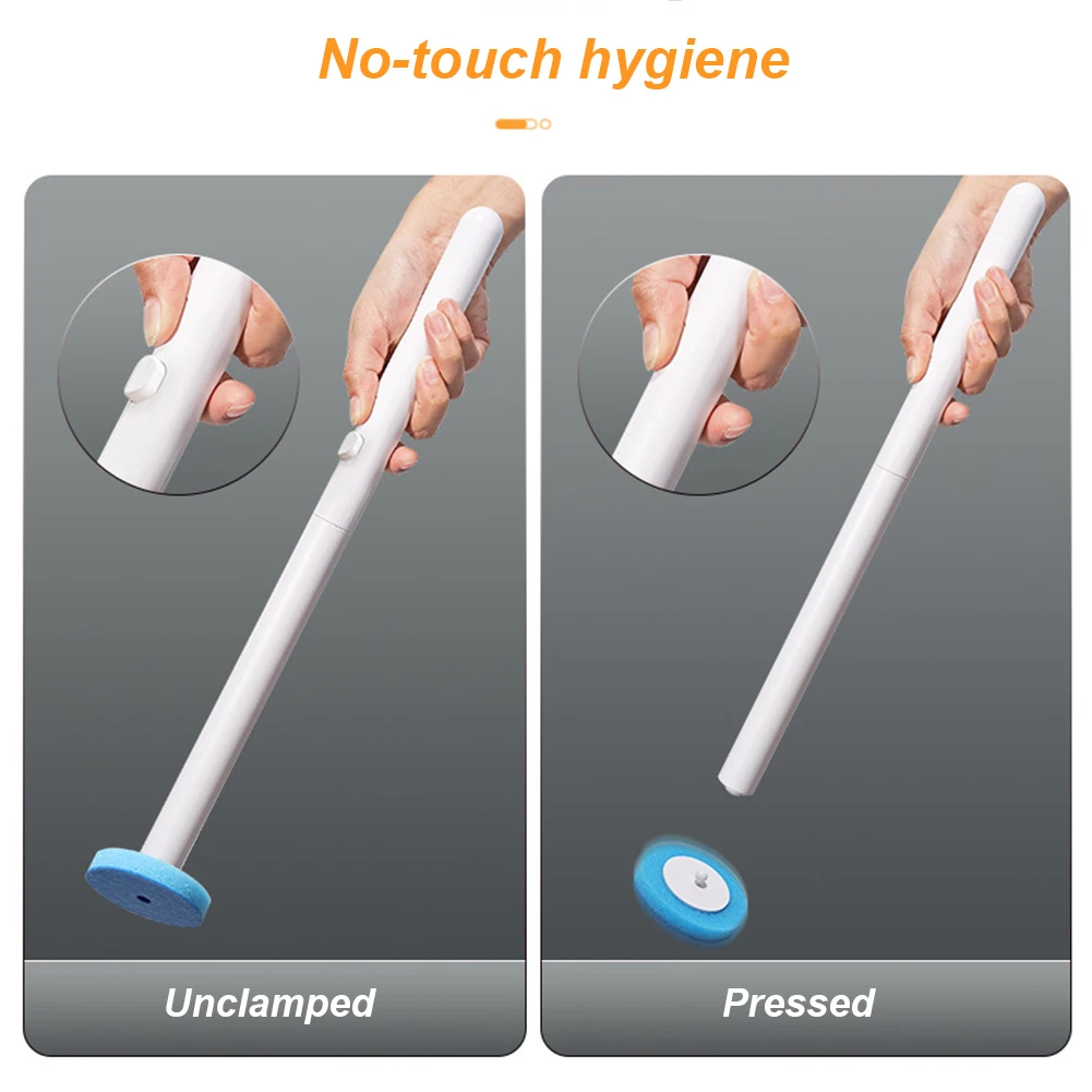 Disposable Aromatherapy Toilet Cleaner Wall-mounted Toilet Cleaner Scrubber Long Handle Ergonomics Toilet Bowl Cleaning Kit