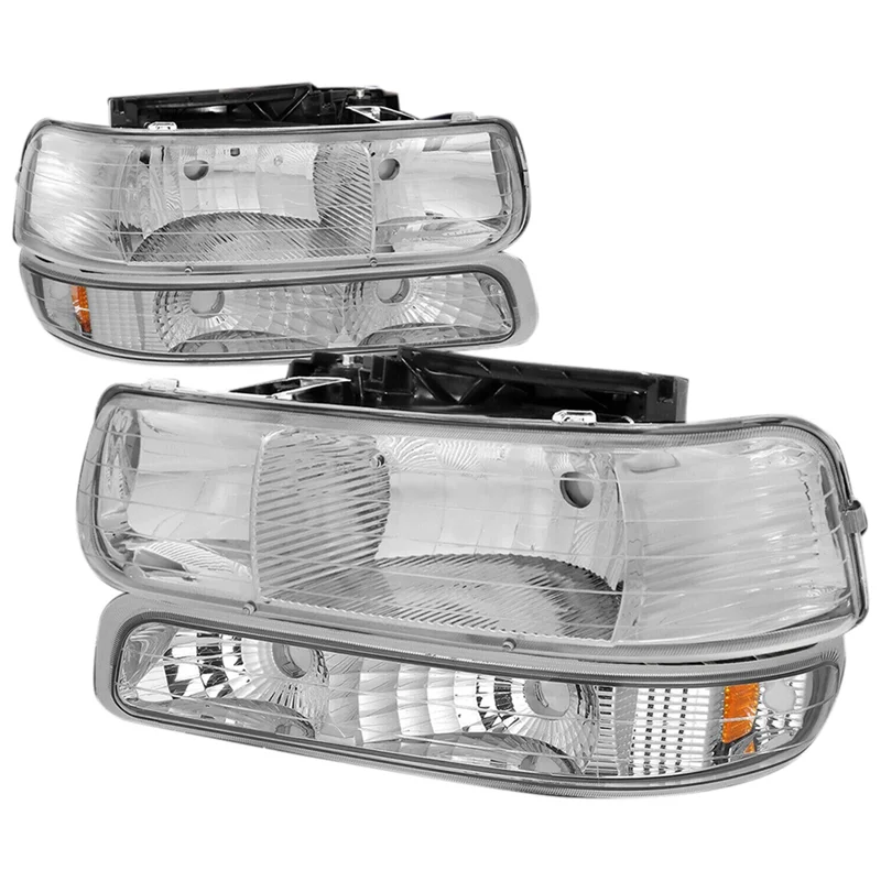 

LED DRL Daytime Running Light Fog Lamp Driving Light Parking Lights HD Headlight For Silverado 99-02 GM2520173
