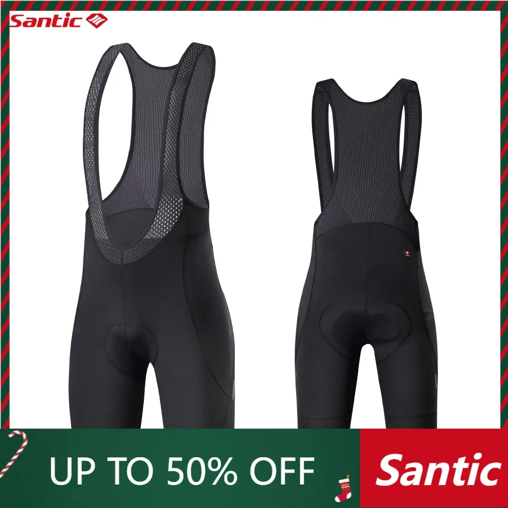 Santic Cycling Bib Shorts Summer Cycling Shorts Road Cycling Pants Comfortable High-elastic Breathable Sweat-wicking