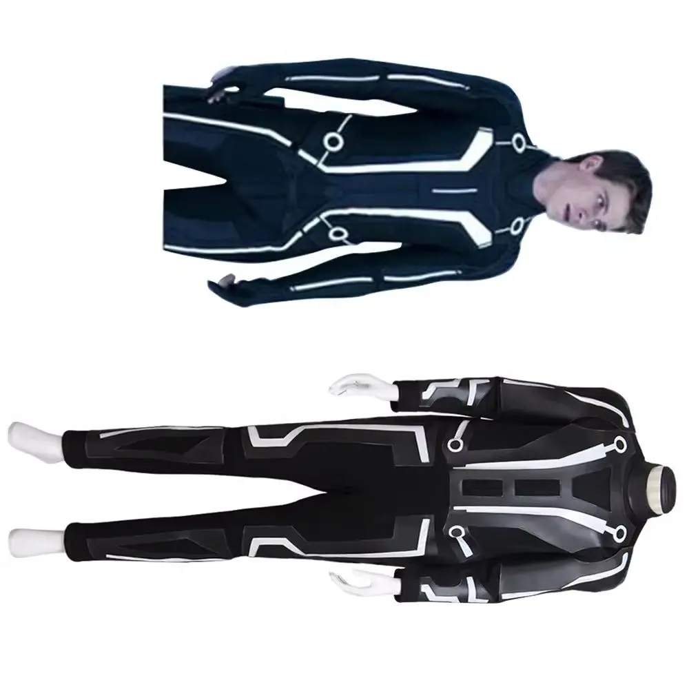 

Movie Tron Cosplay Legacy Costumes Men Fancy Suits Full Set Halloween Carnival Outfits