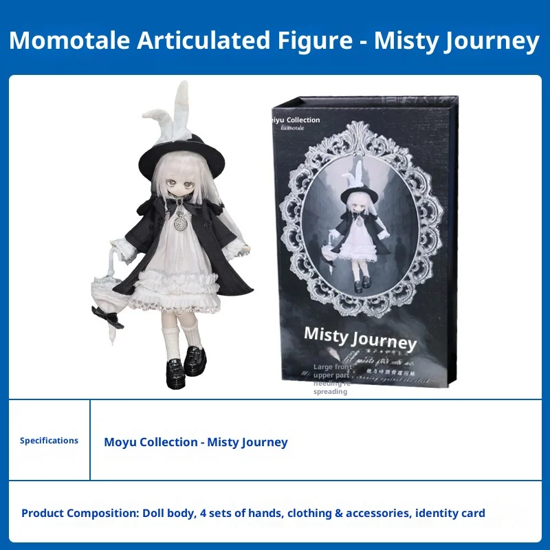 Figura coleccionable semiautomable de 8 puntos de la serie Momo Girl, juguete de moda, exhibición, regalo, coleccionistas de juguetes, artículo, caja ciega
