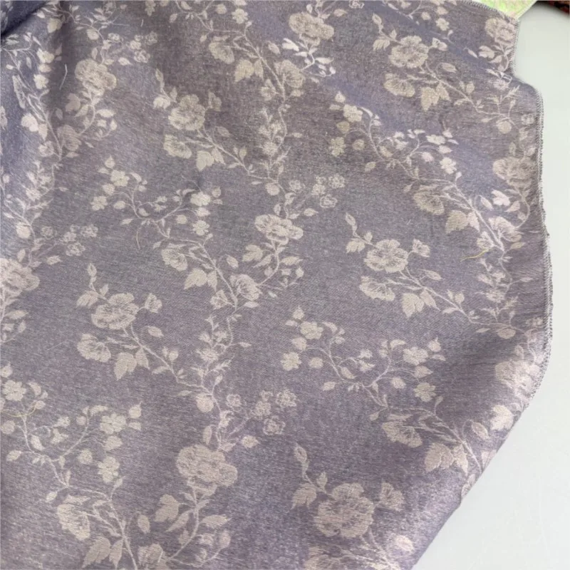 silk golden light and thin flower-colored woven jacquard fabric organza yarn interlocking for women's shoes bags windbreakers