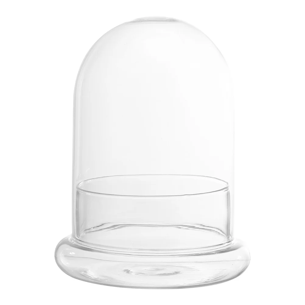 Glass Microlandscape Bottle Terrarium With Lid Storage Bottle Glass Bottle Landscape Bottle Food Dome Decorative Vase