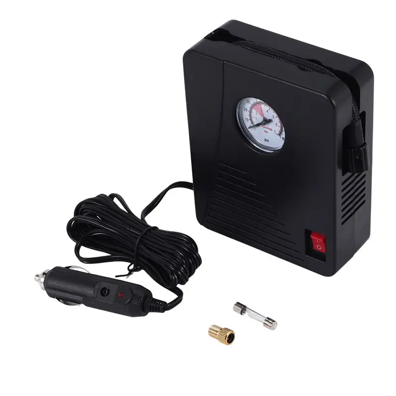 New Portable Tire Inflator Air Compressor Car Air Pump For Car Tires Motorcycle 100PSI Fast Inflating Tires Inflator