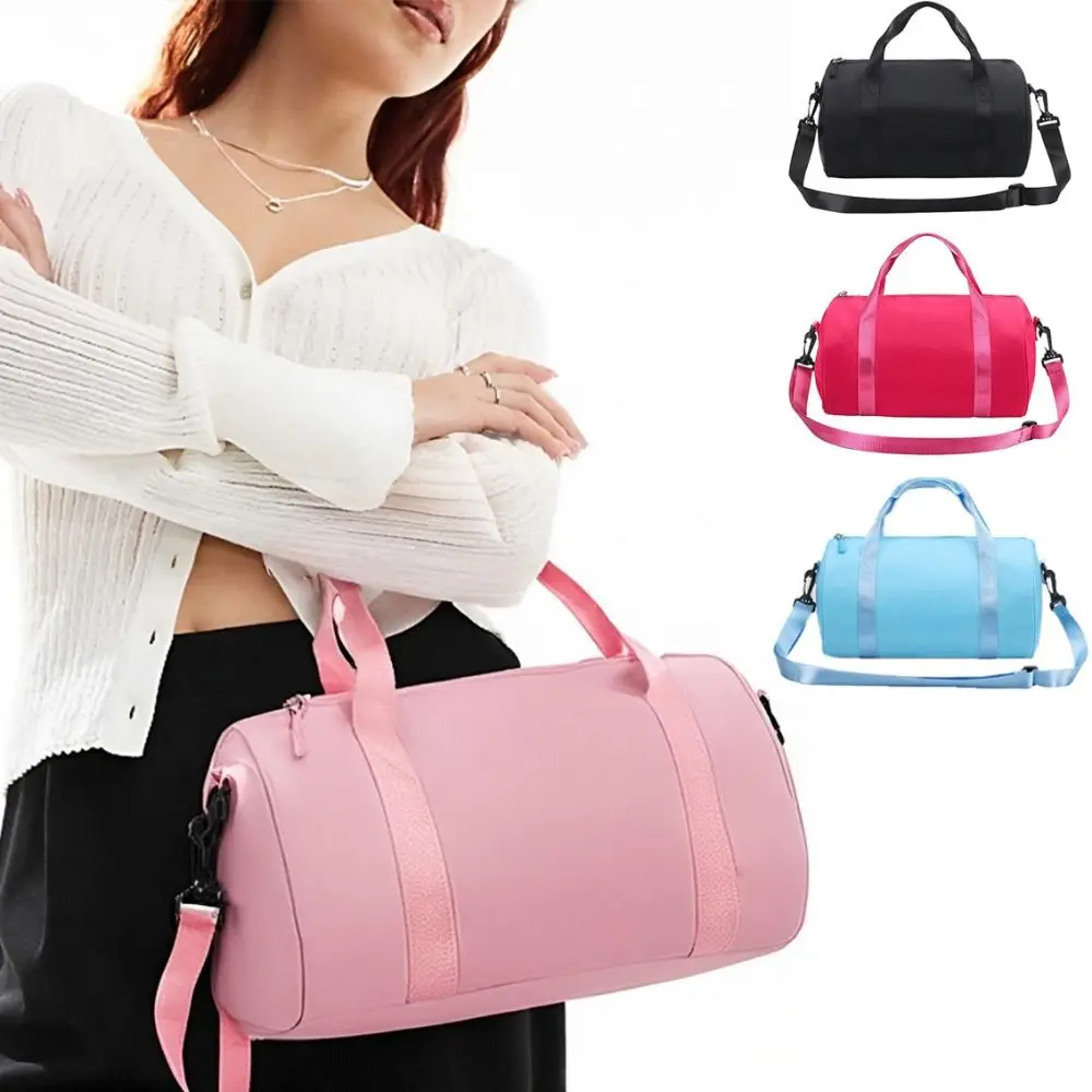 

New Mini Gym Bag Large Capacity Solid Color Shoulder Bags Waterproof Lightweight Sports Bags for Women