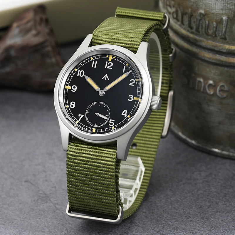 Militado D12 Quartz Watch Men VD78 Movement Domed Sapphire Crystal V2 Clear AR Coating Wristwatch 100m Water Resistance Watches