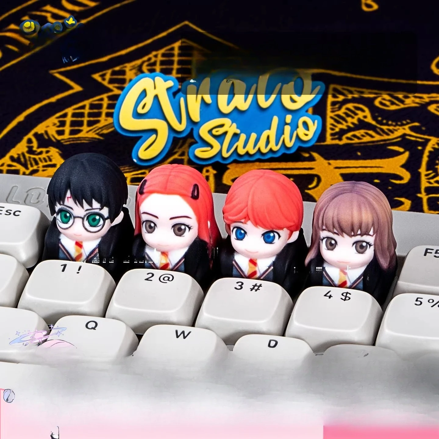 

Magical Boy Theme Keycaps Set Anime 3D Resin Artisan SA Custom Original Handmade Keycaps for Mechanical Keyboard 1pc Accessories