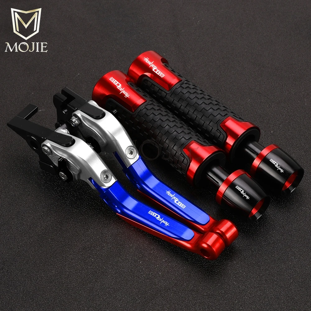 For Honda cb900f CB 900 F Hornet 2001 2002 2003 2004 2005 2006 2007 2008 Motorcycle brake clutch lever handlebar grips ends caps