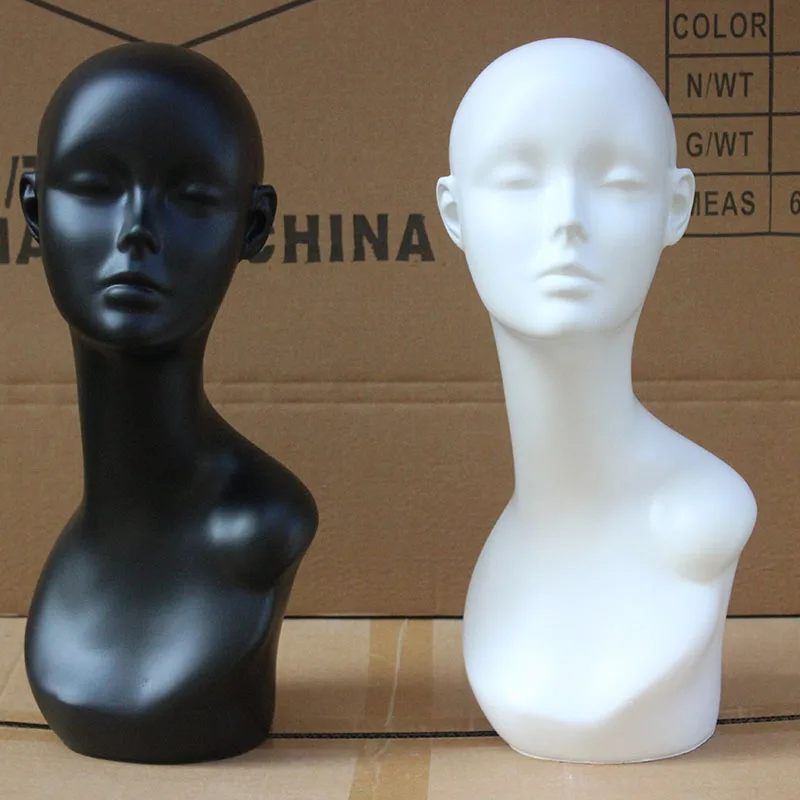 

Mannequin Head Women's Model Head Wig Hat Silk Scarf Mask Display Dummy Head Mould Mannequin Head Prop