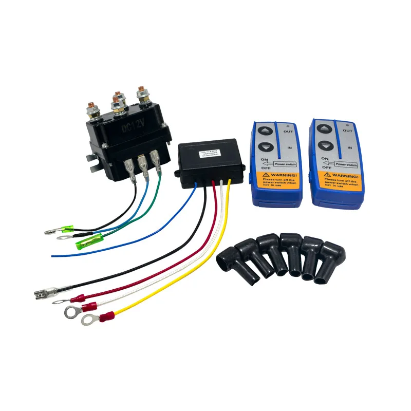 المصنع مباشرة 12 فولت 250A ونش الملف اللولبي التتابع 4250X3 * M6 عدة مع مجموعة حماية الصمامات ، كاملة الأسلاك تسخير