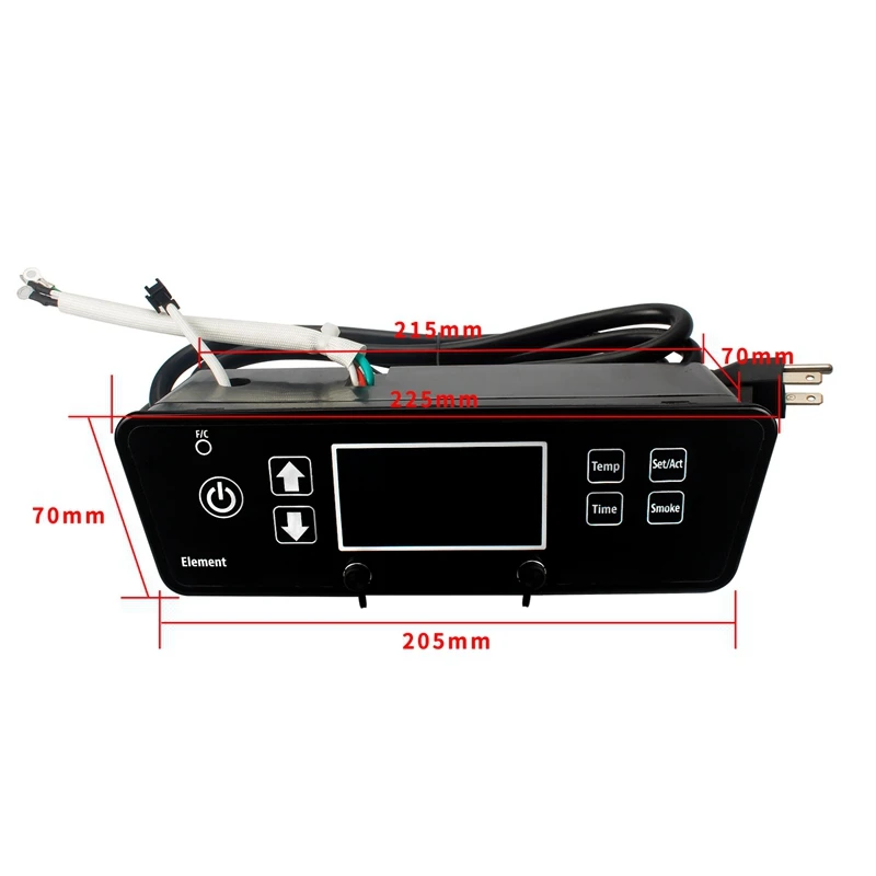 Parte di ricambio della scheda di controllo del termostato digitale caldo per Pit Boss 3 Series Digital Electric Vertical smooters US Plug