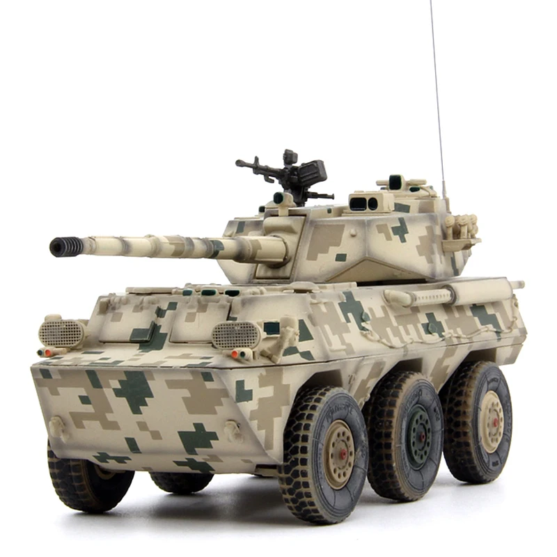 UNISTAR 1:72 Scale PVC Plastic Chinese PTL02 Wheeled 02 Assault Armored Vehicle Model Adult Souvenir Gifts Toys Static Display