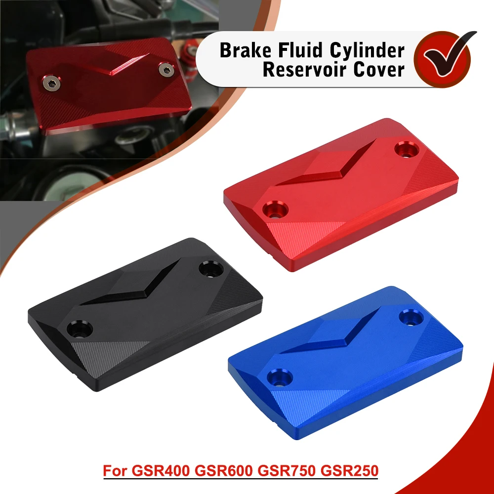 

Front Brake Cylinder Fluid Reservoir Cover Cap Motorcycle Accessories For SUZUKI GSR400 GSR600 GSR750 GSR250 GSR 400 600 750
