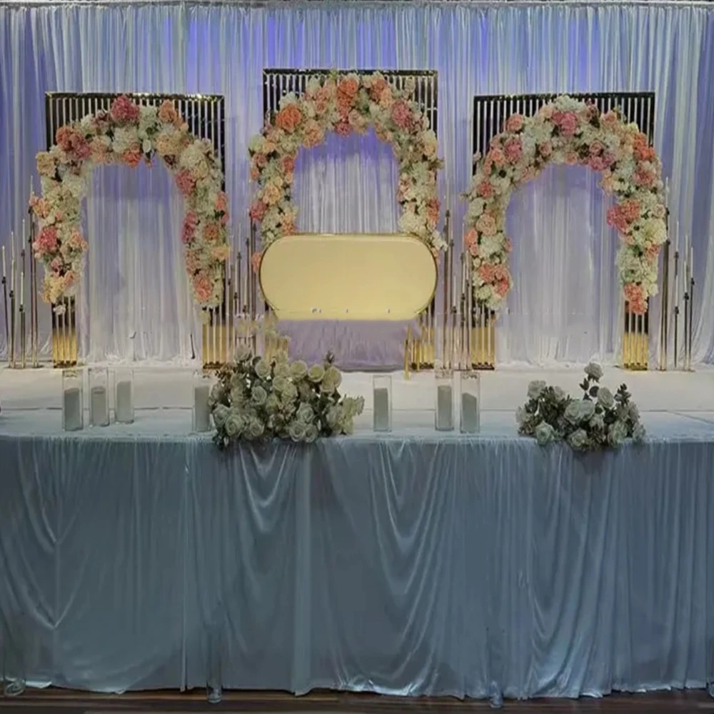 1pcs/3pcs)Wedding Events Splicing Stage Flower Panel Decorative flower Floor stand tall walkway Piece