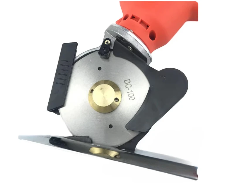 Electric Round Scissors Cloth Cutter Electric Round Knife Fabric Cutting Machine Leather Cutting Tools Cordless Sewing DC-100