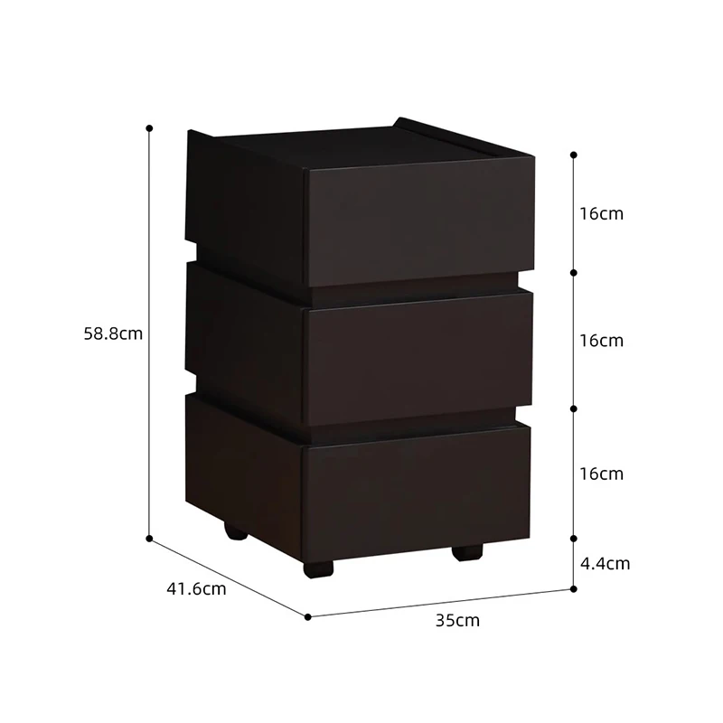 Modern Premium Nightstand Space saving Trendy Drawers Storage Nightstand Minimalist Mobile Mesitas De Noche Bedroom Furniture