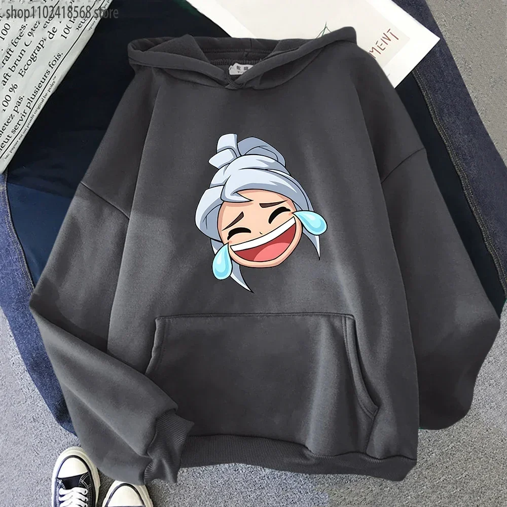 Valorant Hoodie Jett Revive Cartoon Funny Print Sweatshirt Autumn Winter Sportswear Unisex Harajuku Women Men Oversized Hoodies