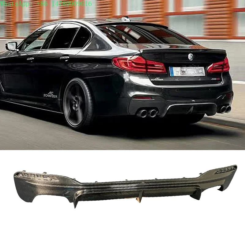 Complete OEM Facelift Conversion & Custom BuildAC Style G30 G38 Carbon Fiber Rear Diffuser For 5 Series G30 G38 2019+