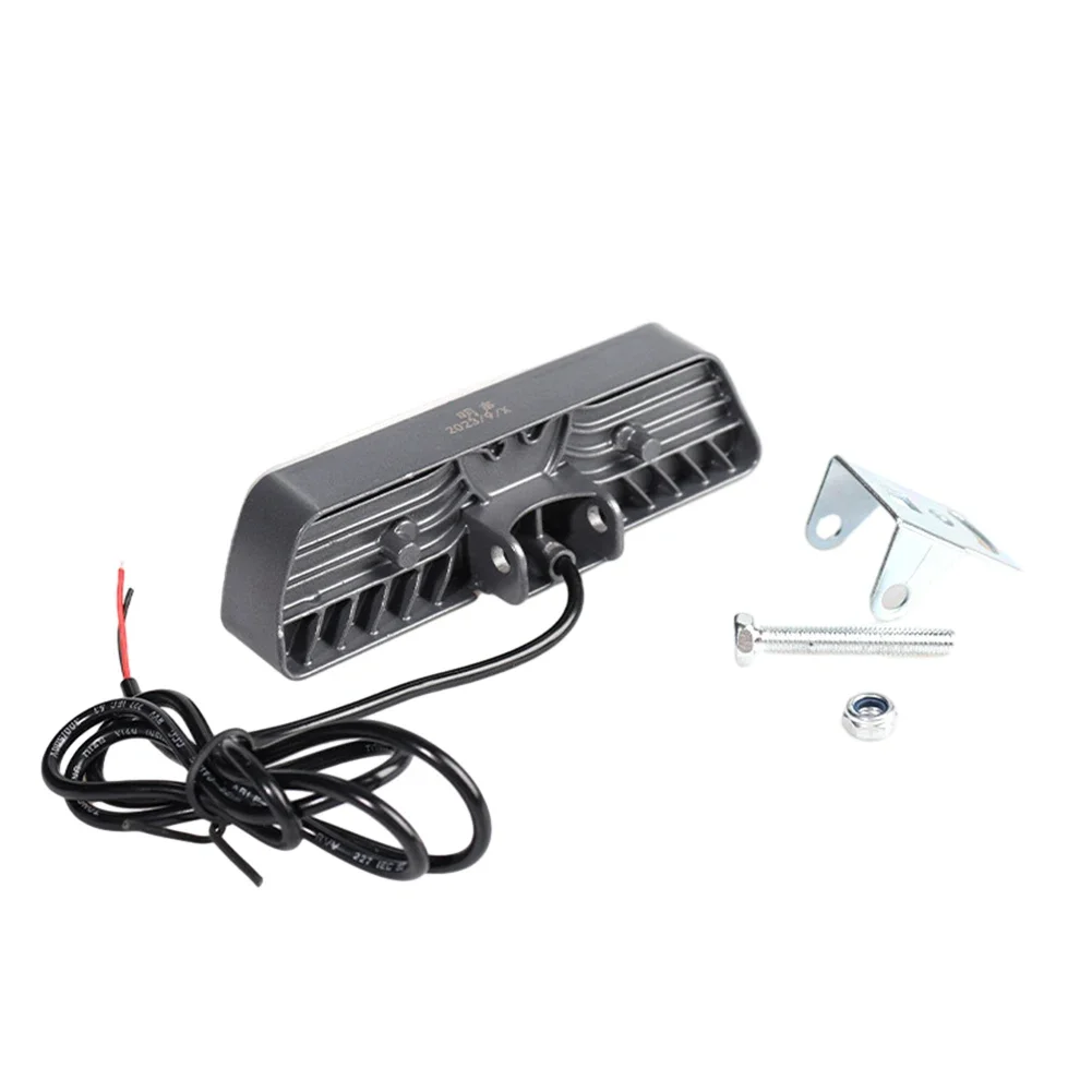

1pc 12V-85V E-Bike Headlight Electric Bicycle Lamp Scooter Front Light 18 LED Aluminum Alloy 129x35x25mm Electric Bicycle Parts