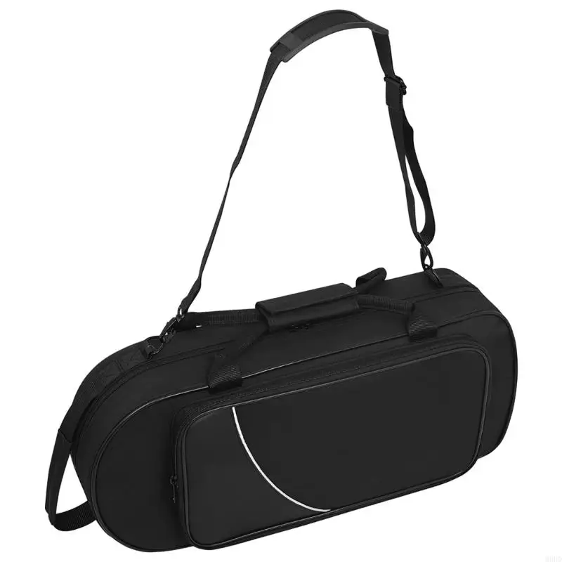 Trompete Gig Bag Doppelter Schultergurt Verdicken Staubdicht Handtasche Koffer Professionelle Wasserdichte Trompete Fall Große – Detail 8