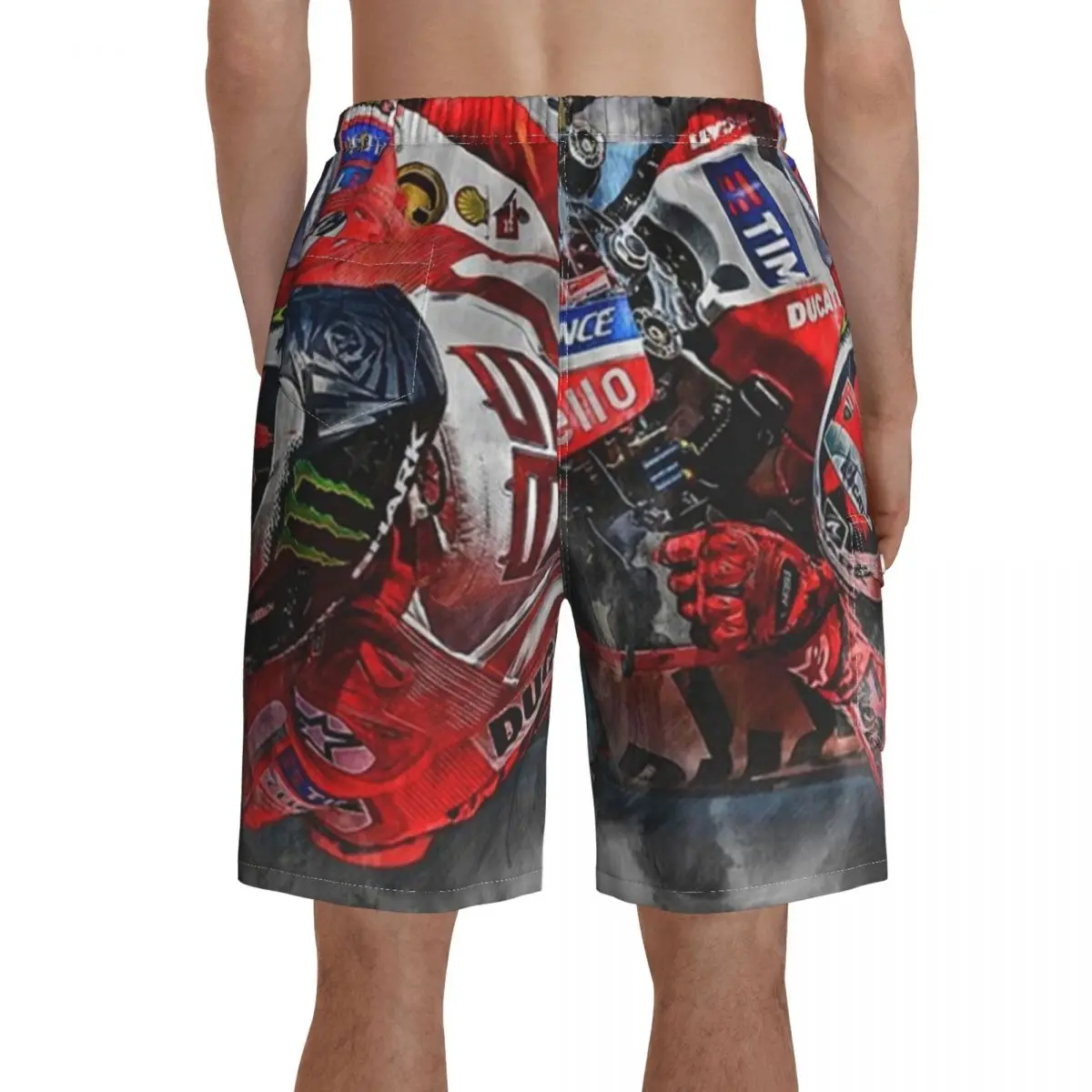 Lorenzo Board Shorts Jorge Lorenzo Beach Shorts Hot Sale Men Cute Customs Swimming Trunks Plus Size 2XL