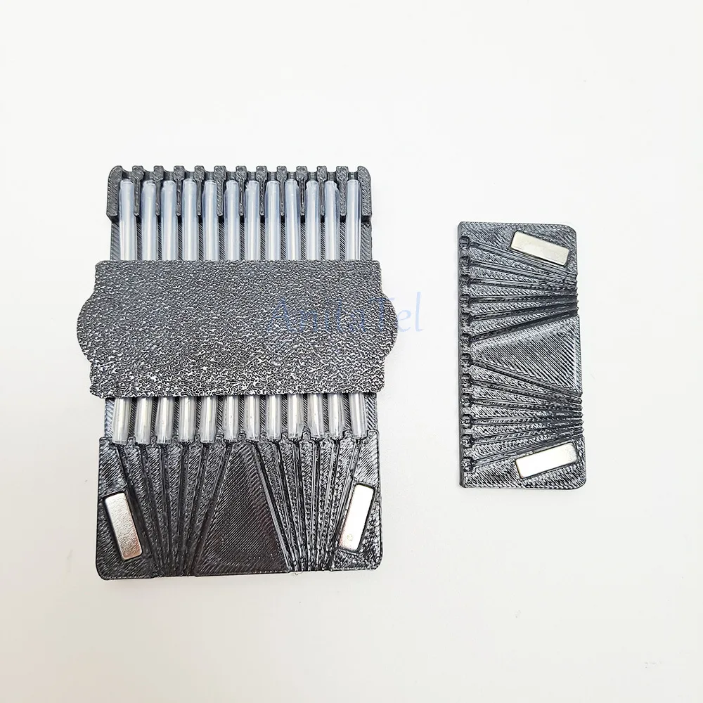 Fiber Threading Clamp Heat Shrink Auxiliary Tool, Fiber Threading Board, Tube Clamp Set Fiber Tools for 60mm