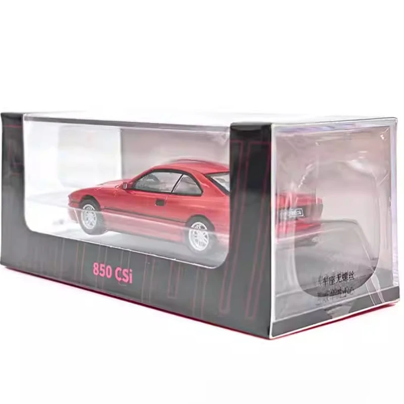 Delprado Diecast 1/43 Scale 850i Vintage Sedan Alloy Simulation Car Model Out Of Print Collection Display Toy Gift Souvenirs