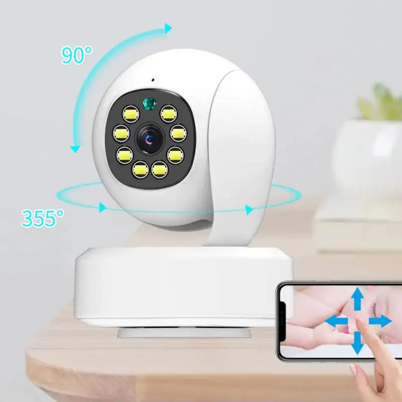 Imagem -02 - Tuya Wifi Smart Câmera 4k hd Image Qualidade Visão Noturna Infravermelha Visão Panorâmica de 360 ° Monitoramento Remoto ap Hotspot Smart Home