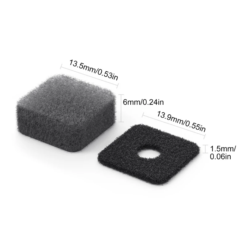 1 Bộ Micro Xốp Tay Mic Bịt Gió Loại Bỏ Tiếng Ồn Chống Gió Xốp Cho Camera Hành Động 360