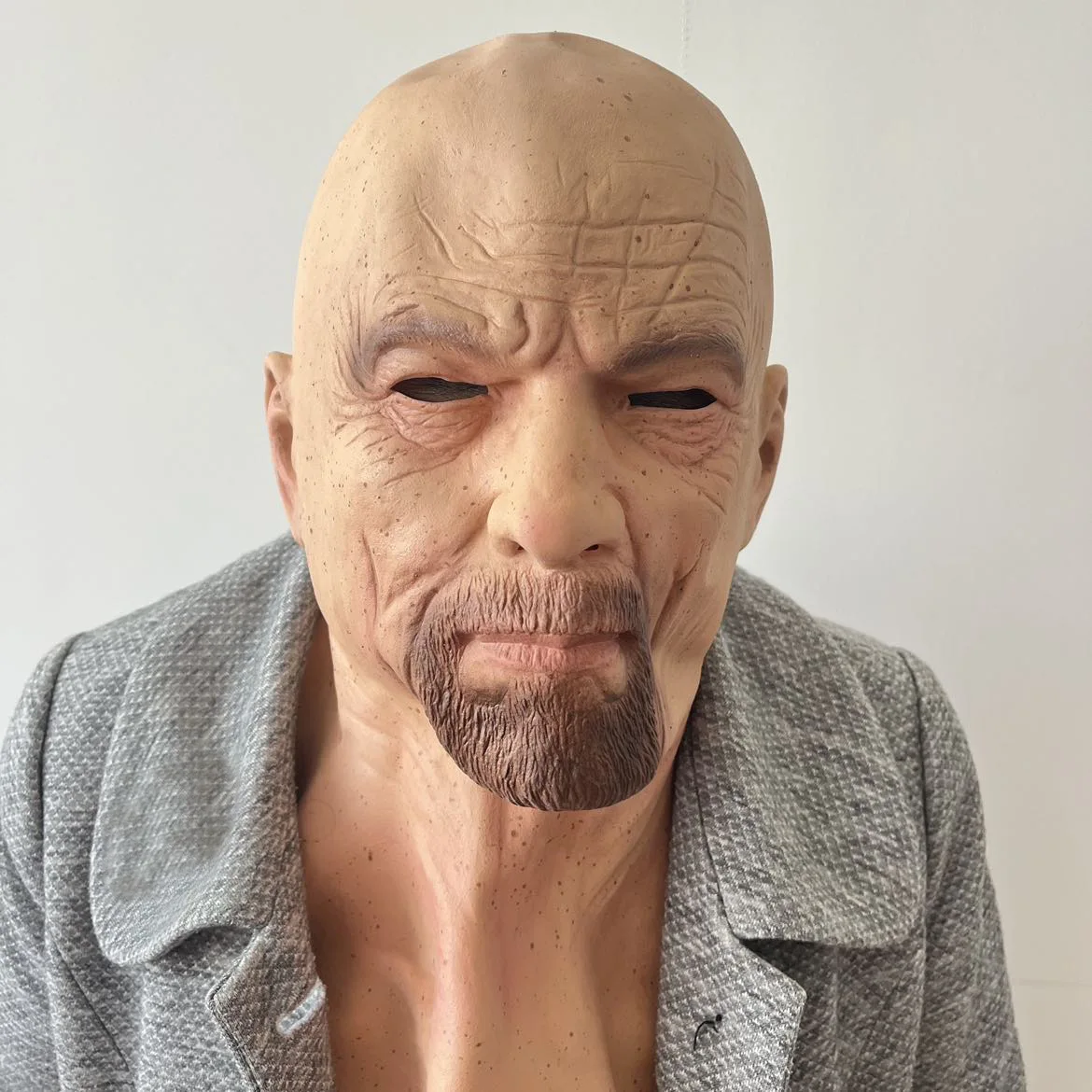 

Halloween Realistic Old Man Wrinkle Full Head Mask Halloween Masquerade Party Props