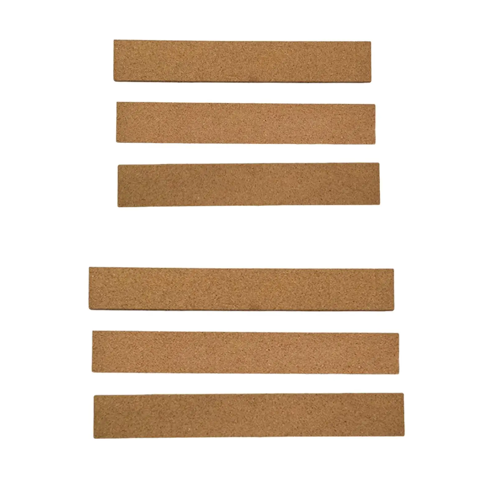 3 Pieces Cork Board Strips Message Board Lightweight Scratch Resistant Picture Framed Display Board for Dining Room Apartment