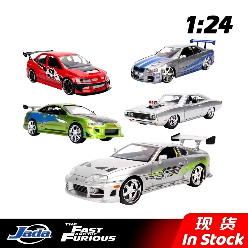 

JADA Jia Da 24th Anniversary Edition Mitsubishi EVO Nissan Dodge Toyota Denali Alloy Model Figurine Collection