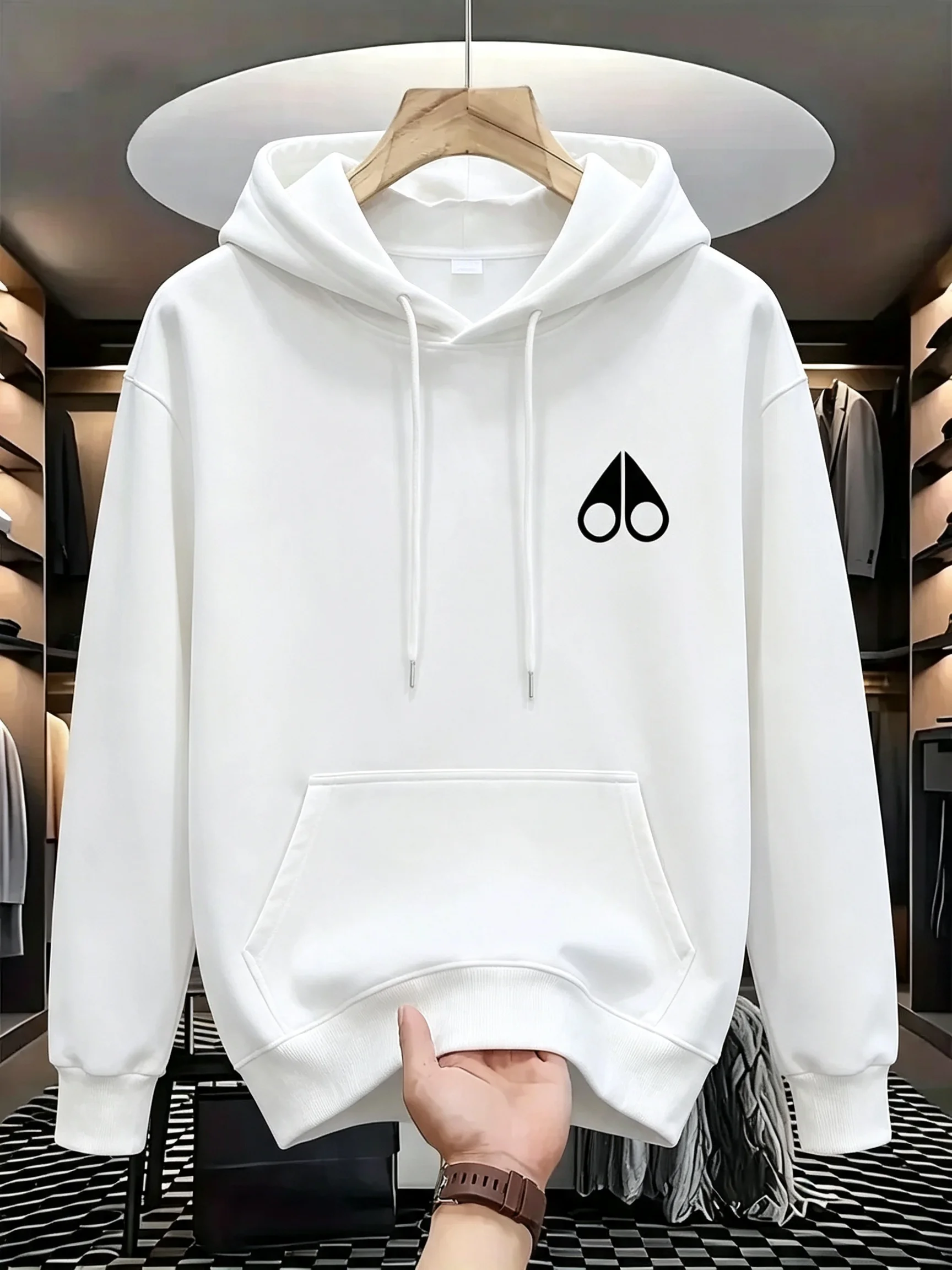 Men's long-sleeved casual sports sweatshirt, suitable for casual sports wear and providing comfortable wearing experience promo
