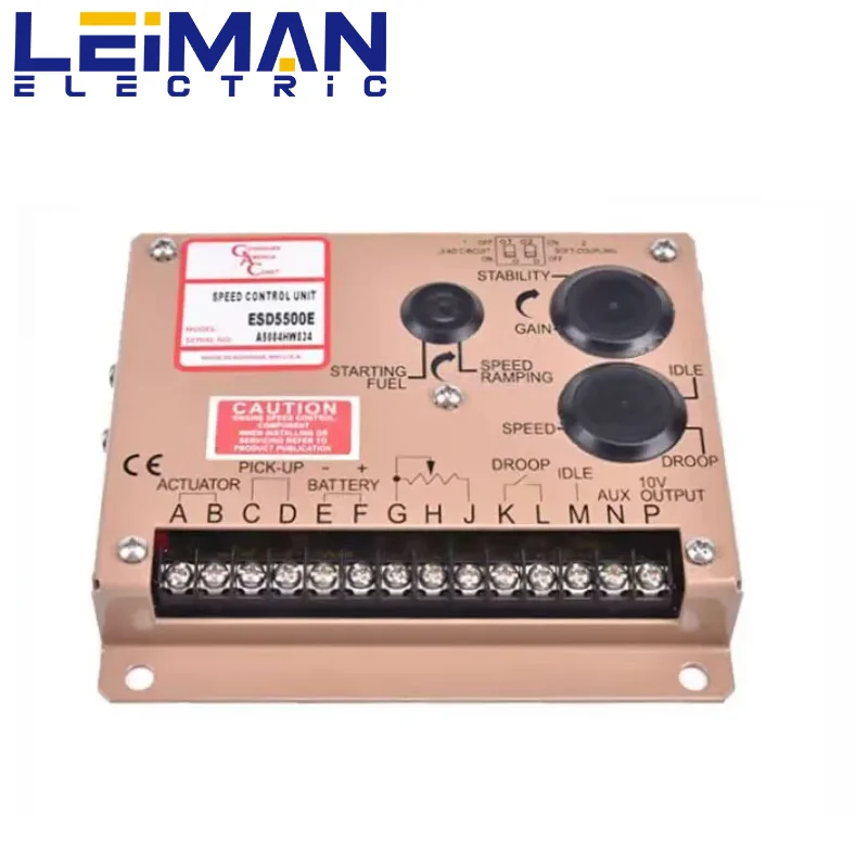 ESD5500E Original Dual Capacitor Diesel Genset Controller High Quality Engine Speed Regulator esd 5500e