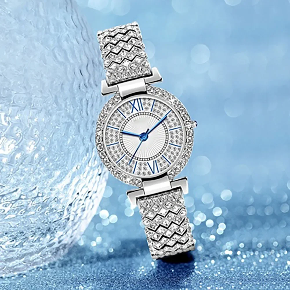 Simple Temperament Light Luxury Niche Full Diamond Women Watch