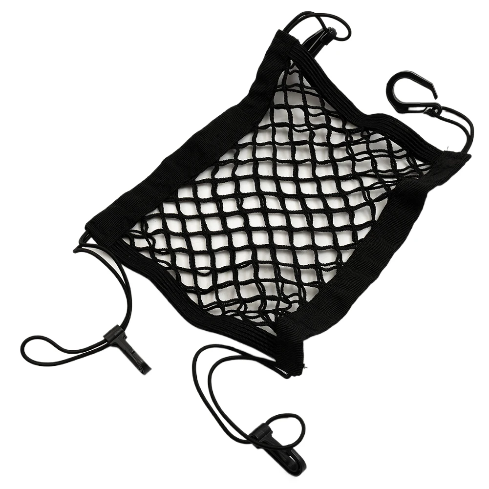 1pc Motorrad gepäck netz Haken tasche Cargo Bike Scooter Mesh Aufbewahrung tasche Motorrad Cargo Net schwarz 23x30cm