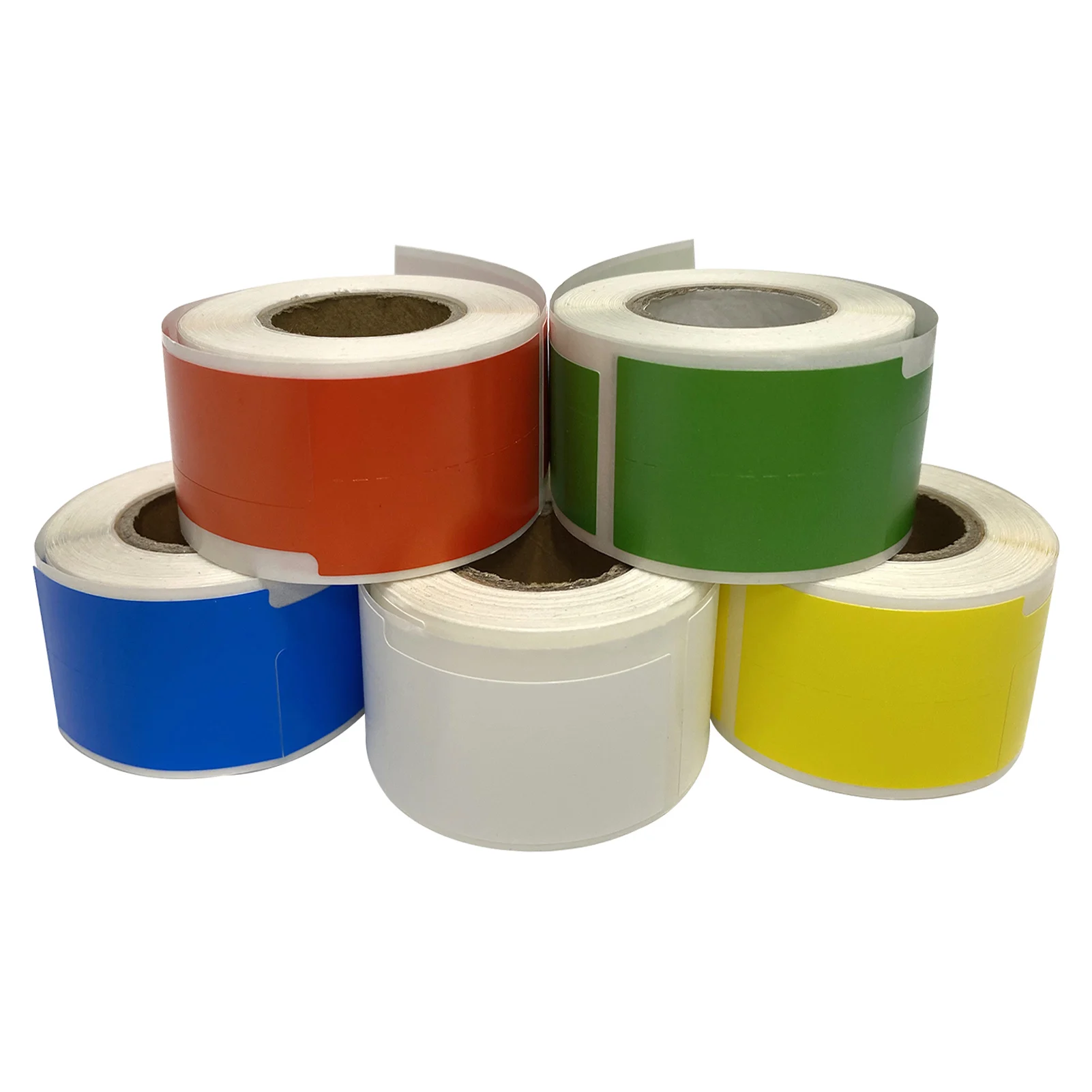 Cable Label Self-Adhesive Thermal Printing Sticker Paper Waterproof Oil-Proof Tear Resistant Label Tape for Cables Wires Jewelry
