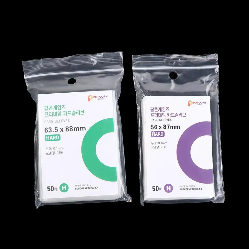 Acid Free Korea Card Sleeves Cpp Ultra-thin Film Card Set Wear-resistant Anti-scratch Clear Photo Card Sleeve Fans